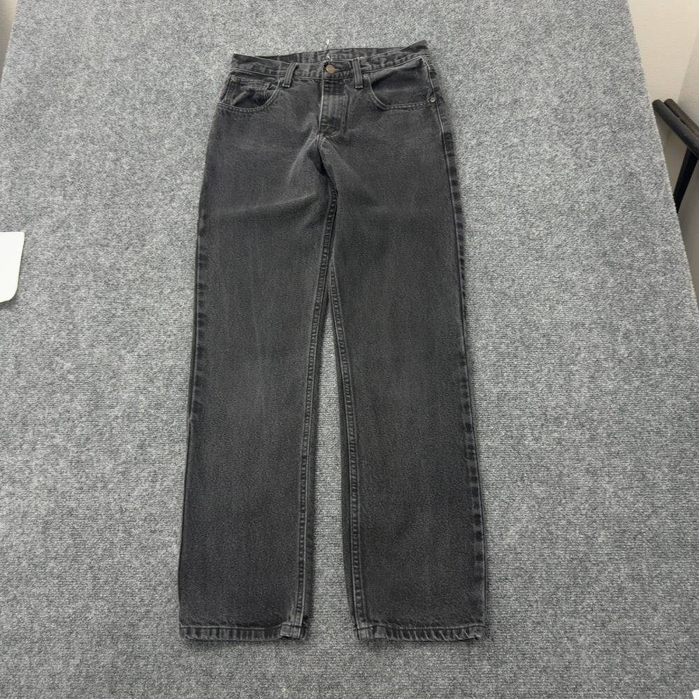 Arizona Jean Co Jeans Mens 30x32 Black Cotton Straight Leg Classic Casual
